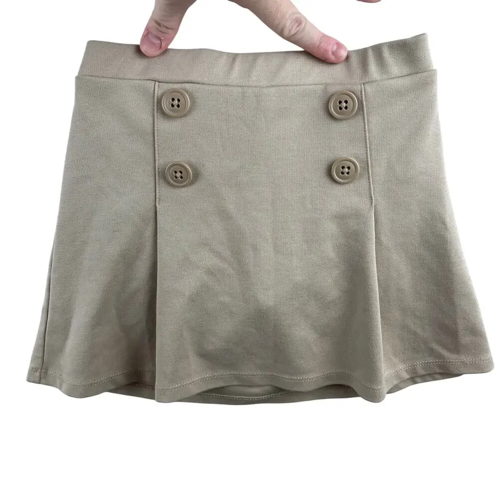 The Children’s Place Khaki Skort Uniform Girls 5T School Skirt